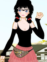 Girl With Black Hair 2