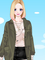 Menswear-inspired Ensemble