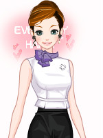 Stylish Flight Attendant