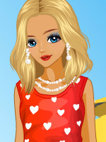 Heart Print Dress