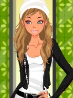 Edgy Monochromatic Look
