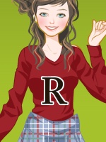 High-Fashion School Girl