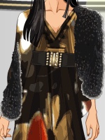 Edgy Kimono Style