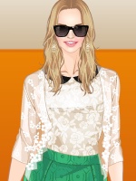 Retro-Inspired Floral Ensemble