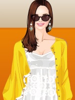 Retro-Inspired Floral Ensemble