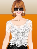 Retro-Inspired Floral Ensemble