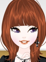 Vibrant Orange Lipstick