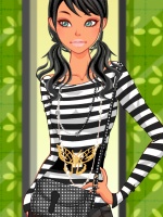 Edgy Monochromatic Look