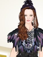 Feather Princess Dresses
