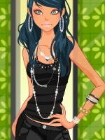 Edgy Monochromatic Look