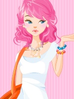Bright Pink Hair Color