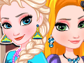 Elsa and Rapunzel Matching Outfits Doll Game
